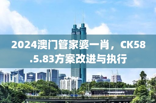 2024澳門管家婆一肖，CK58.5.83方案改進(jìn)與執(zhí)行