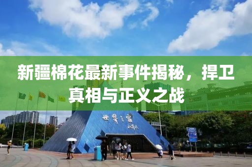 新疆棉花最新事件揭秘，捍衛(wèi)真相與正義之戰(zhàn)