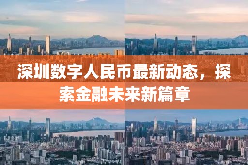 深圳數(shù)字人民幣最新動(dòng)態(tài)，探索金融未來(lái)新篇章