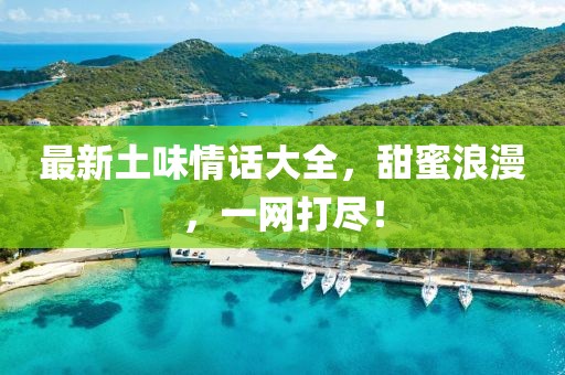 最新土味情話大全，甜蜜浪漫，一網(wǎng)打盡！