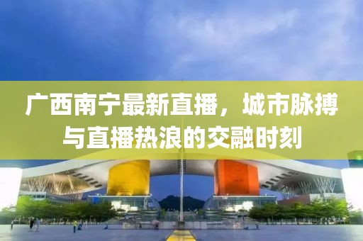 廣西南寧最新直播，城市脈搏與直播熱浪的交融時刻