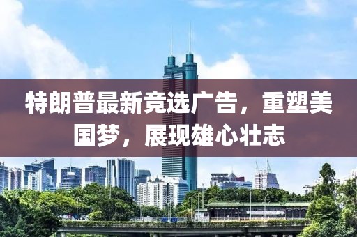 特朗普最新競選廣告，重塑美國夢，展現(xiàn)雄心壯志