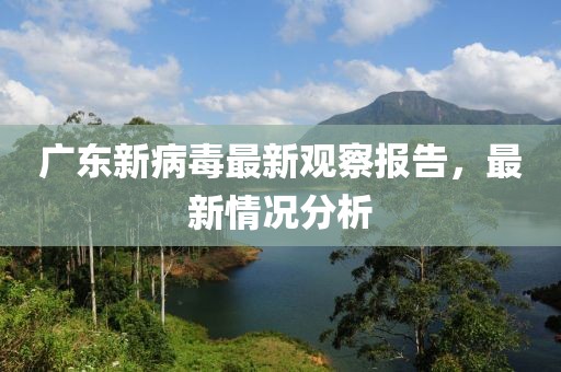 廣東新病毒最新觀察報(bào)告，最新情況分析