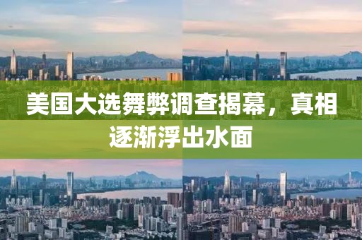 美國(guó)大選舞弊調(diào)查揭幕，真相逐漸浮出水面