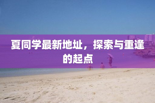 夏同學(xué)最新地址，探索與重逢的起點