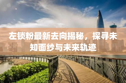 左鎖粉最新去向揭秘，探尋未知面紗與未來(lái)軌跡