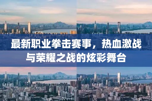 最新職業(yè)拳擊賽事，熱血激戰(zhàn)與榮耀之戰(zhàn)的炫彩舞臺(tái)
