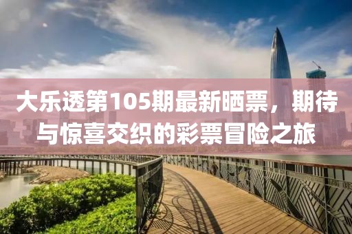 大樂(lè)透第105期最新曬票，期待與驚喜交織的彩票冒險(xiǎn)之旅
