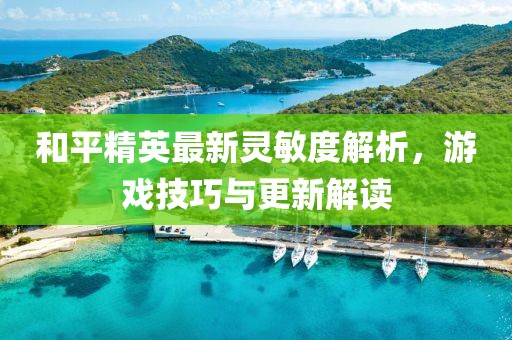 和平精英最新靈敏度解析，游戲技巧與更新解讀