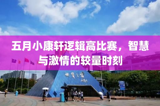 五月小康軒邏輯高比賽，智慧與激情的較量時刻