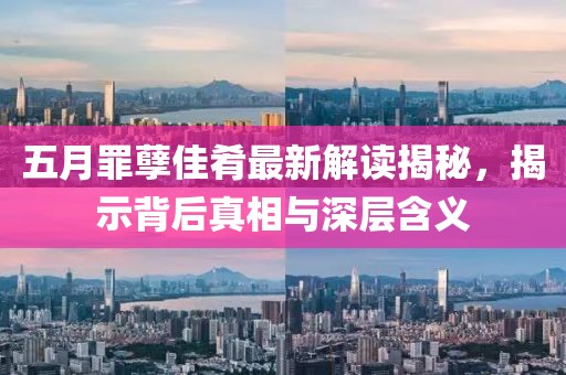 五月罪孽佳肴最新解讀揭秘，揭示背后真相與深層含義