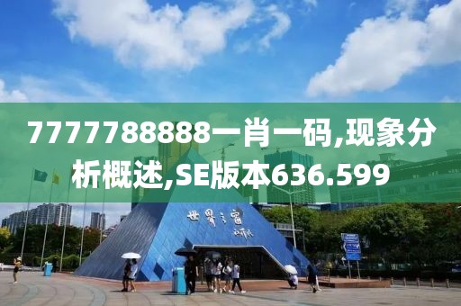 7777788888一肖一碼,現(xiàn)象分析概述,SE版本636.599