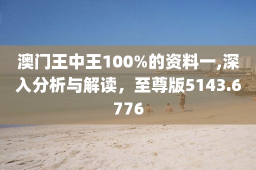澳門王中王100%的資料一,深入分析與解讀，至尊版5143.6776